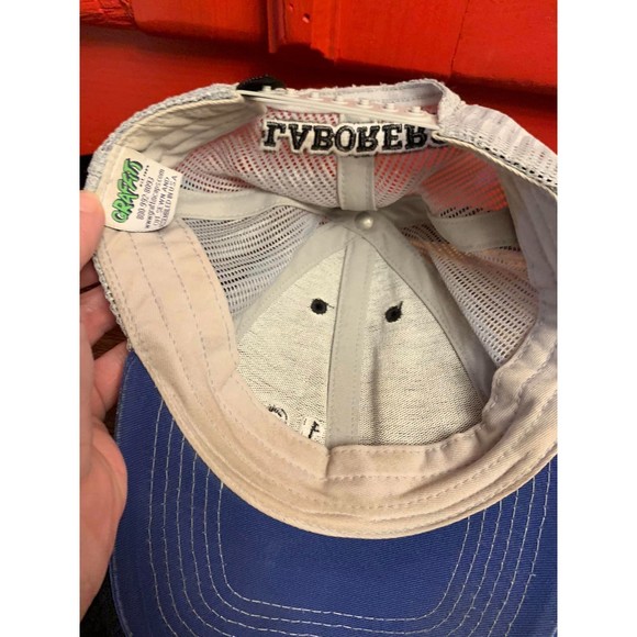 Graffiti Caps Laborers 120 Union Cut Sewn Assembled USA EUC Trucker Cap Mesh Hat - Picture 2 of 3